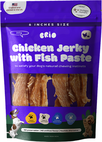 Chicken Jerky with Fish Paste