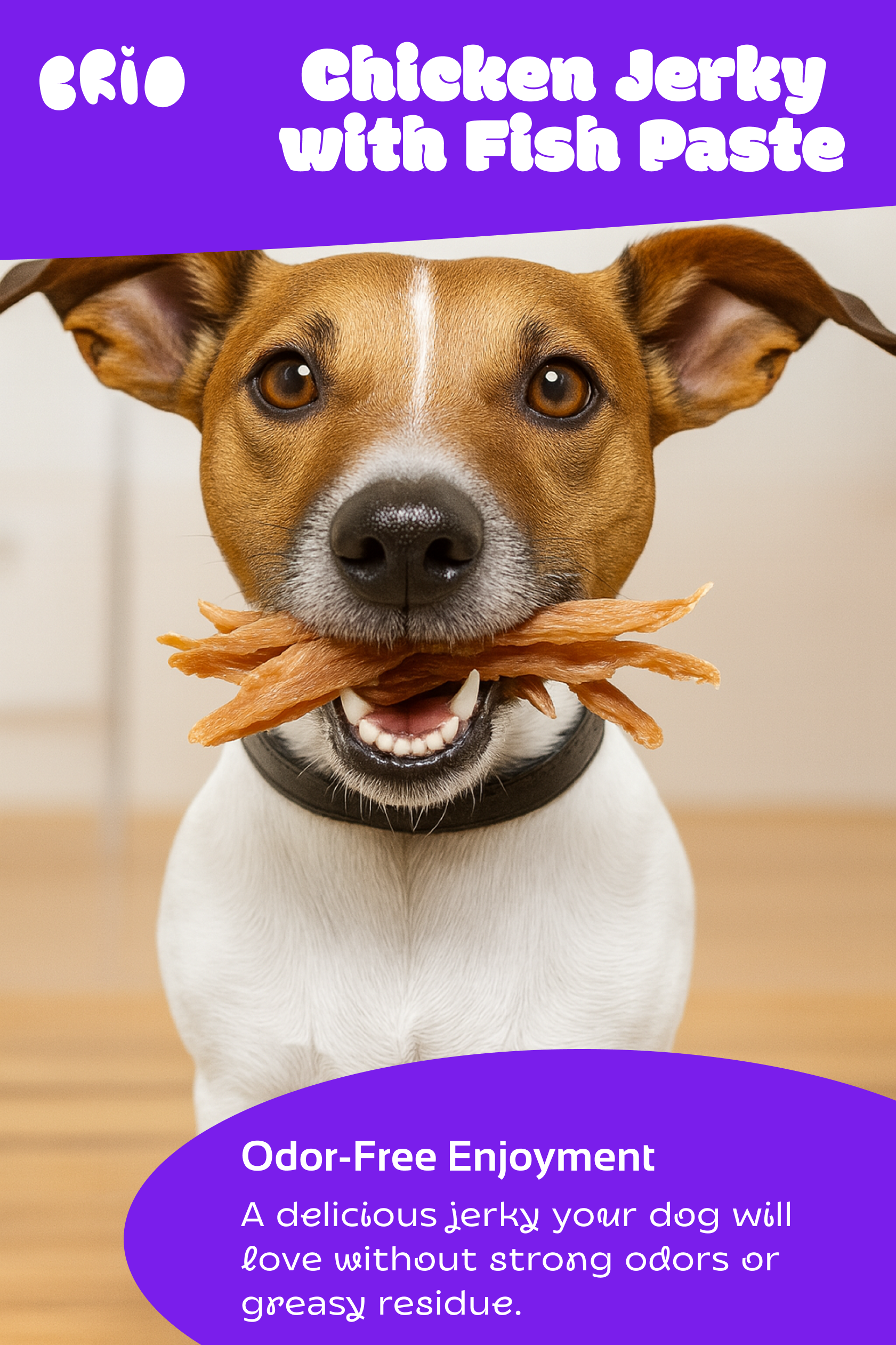 Chicken Jerky with Fish Paste