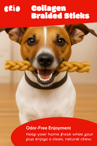 Buffalo Collagen Braided Stick